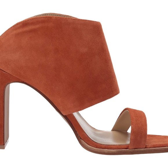 42 Gold Linx Heeled Slides in Mecca Tan 8.5W - Picture 3 of 11